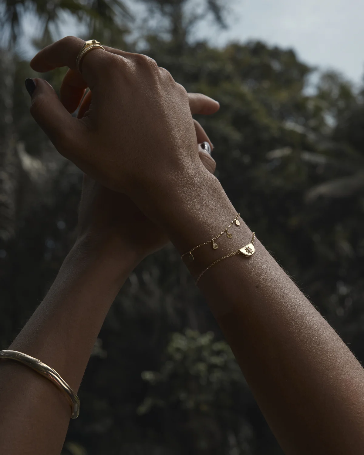 18k Gold Vermeil Lover Bangle - Image 6