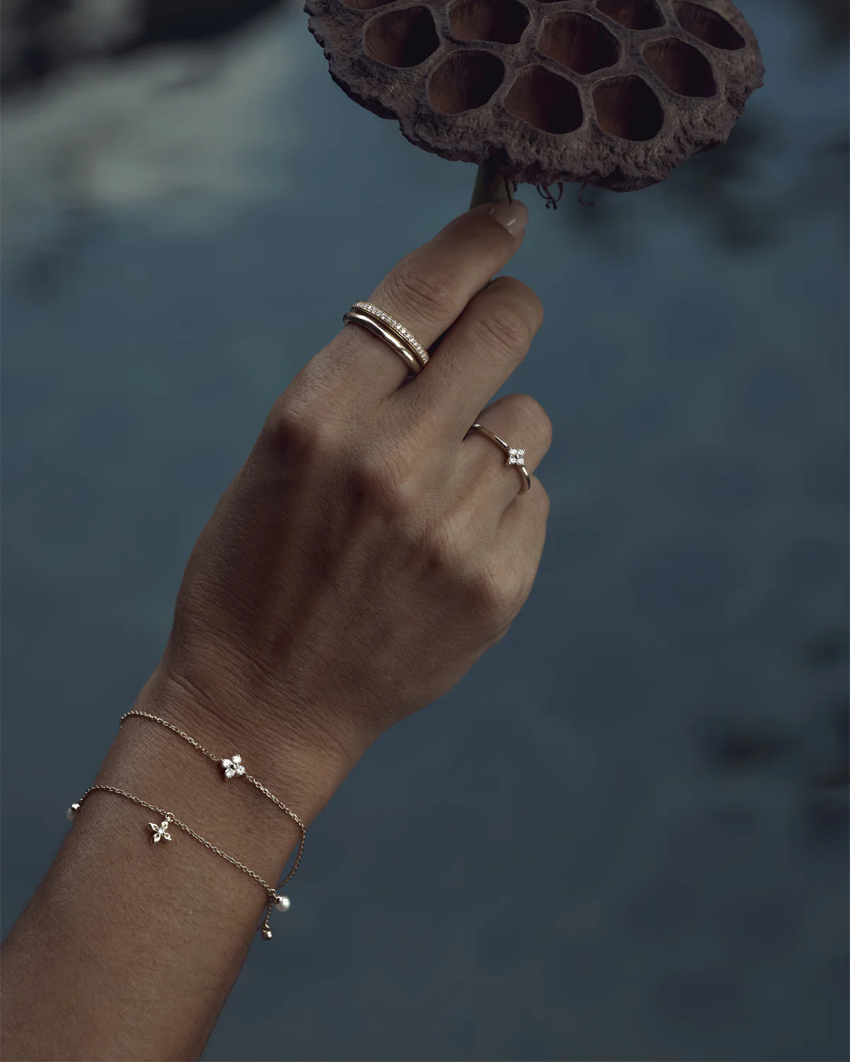 18k Gold Vermeil Lover Thin Ring - Image 6