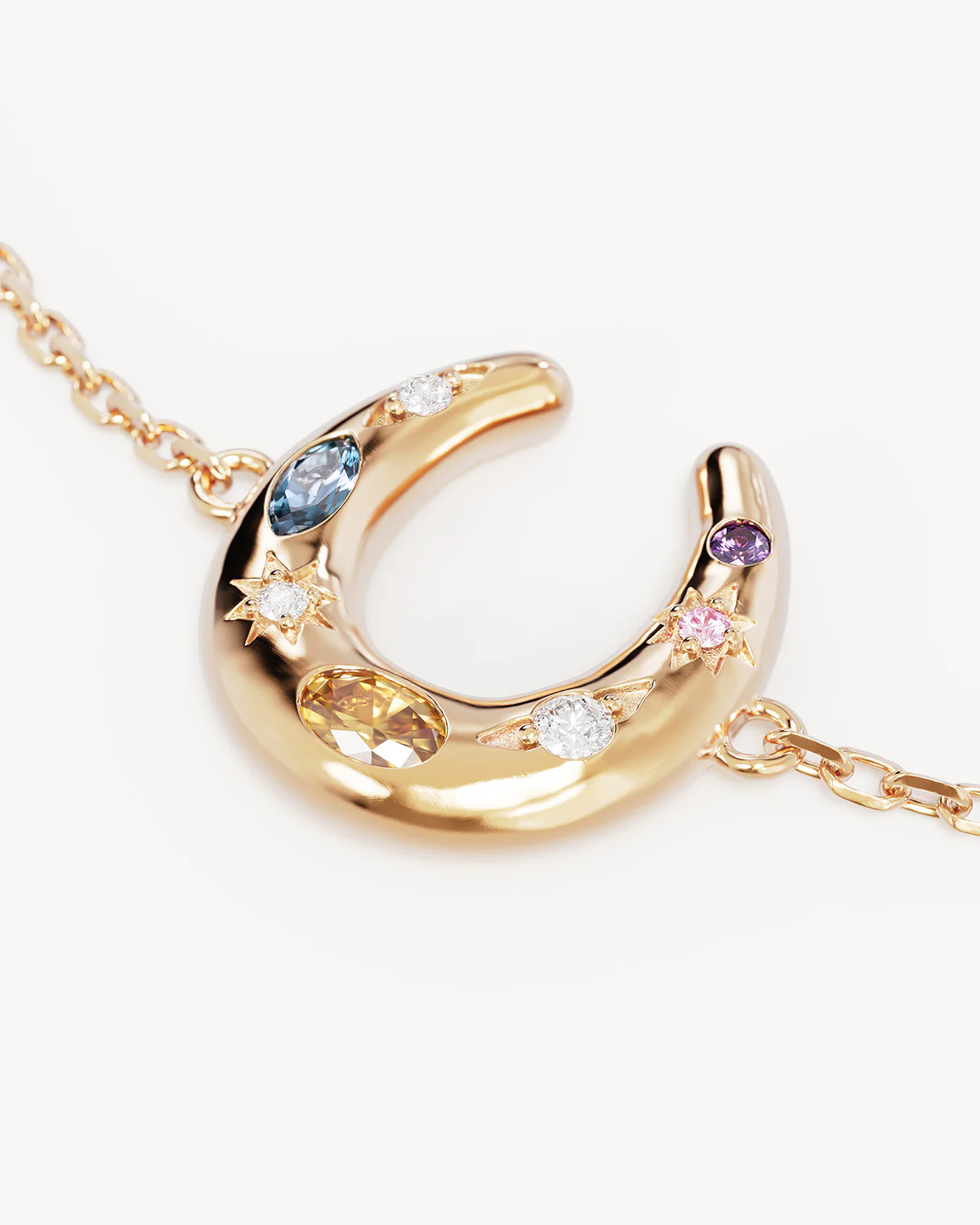 18k Gold Vermeil Lucky Horseshoe Bracelet - Image 4