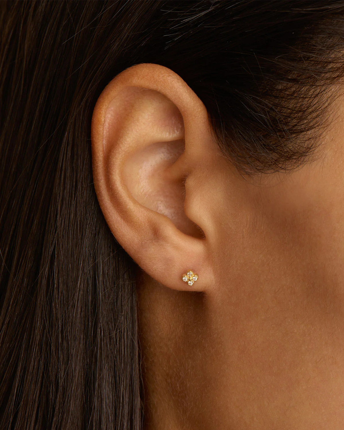18k Gold Vermeil Luminous Earrings - Image 2