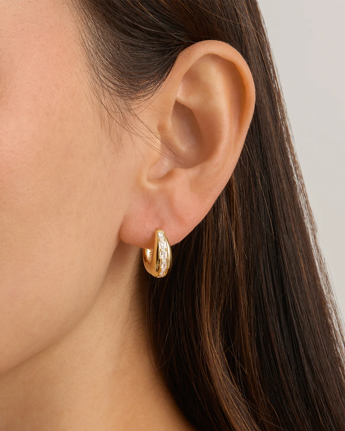 18k Gold Vermeil Magic of You Hoops - Image 2