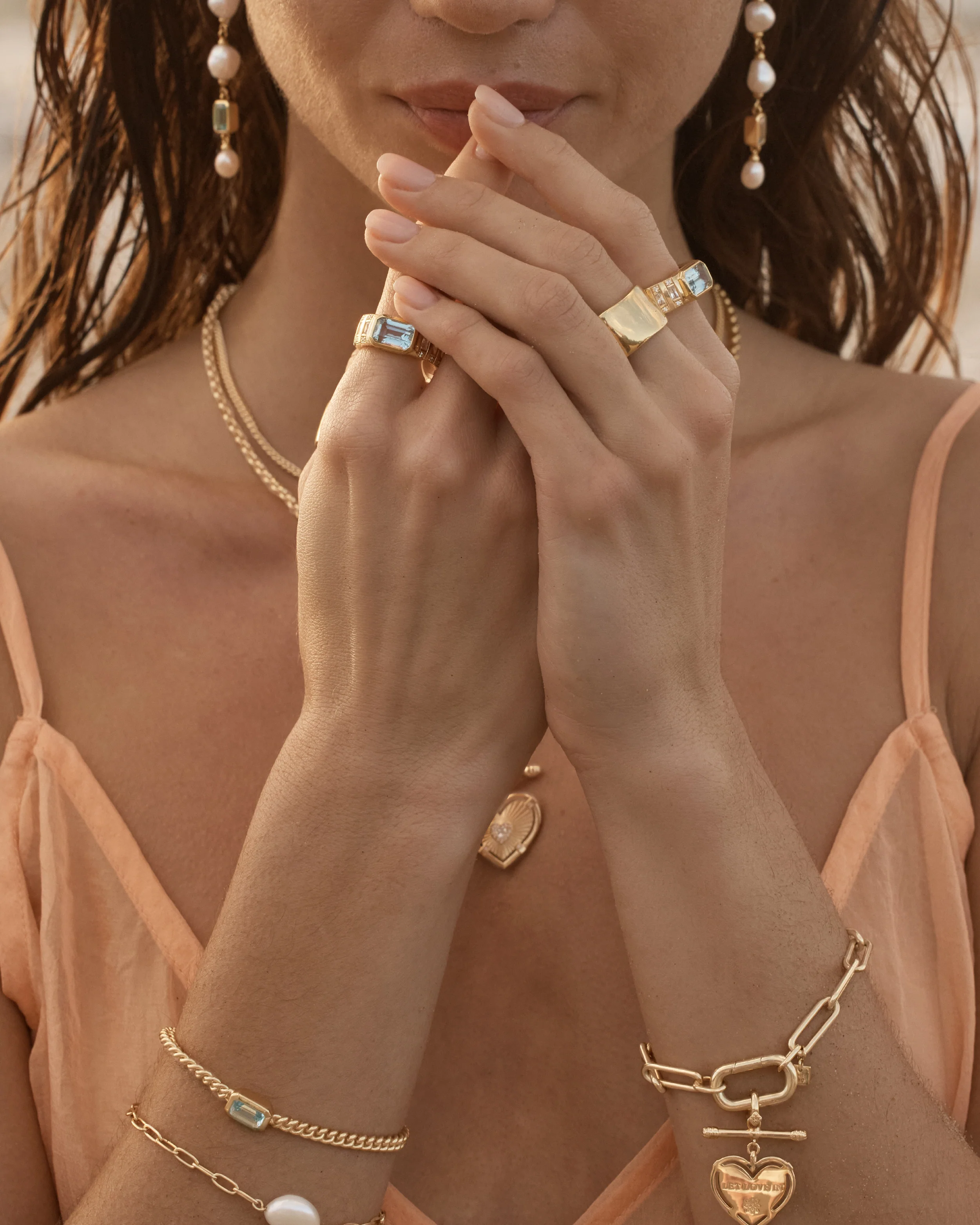 18k Gold Vermeil Muse Ring - Image 4