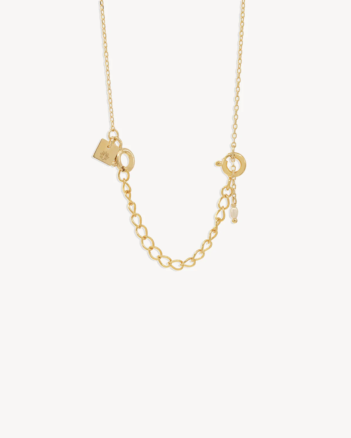 18k Gold Vermeil Necklace Extender - Image 2