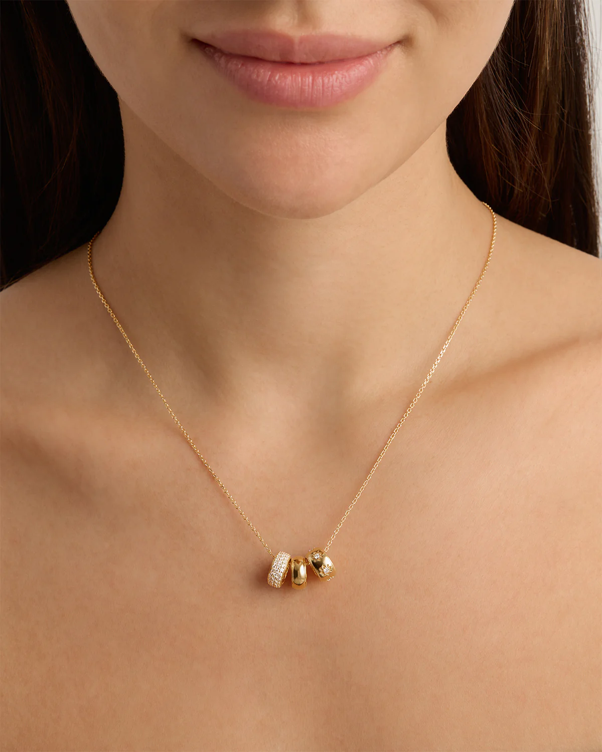 18k Gold Vermeil New Beginnings Lotus Petal Charm - Image 4