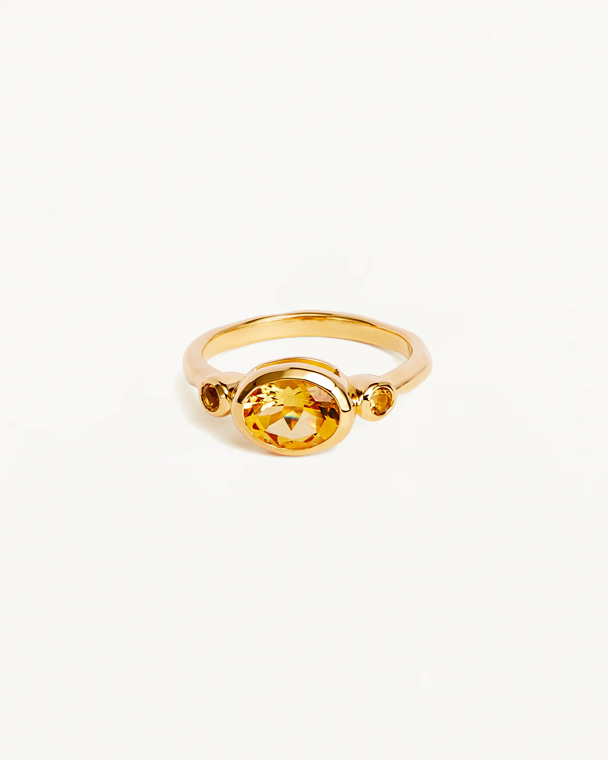 18k Gold Vermeil Radiant Soul Ring - Sun