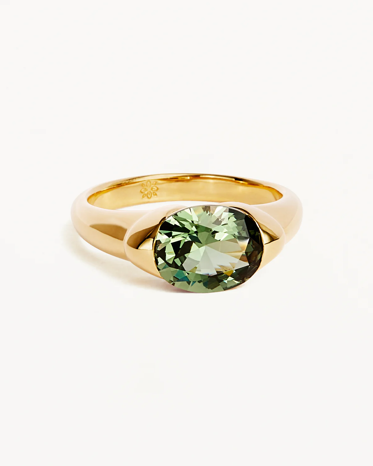 18k Gold Vermeil Sacred Jewel Ring - Forest - Image 3
