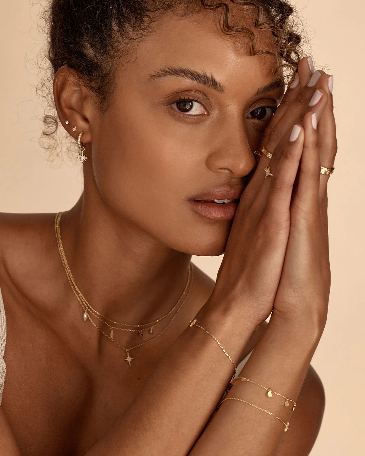 18k Gold Vermeil Starlight Earrings - Image 5