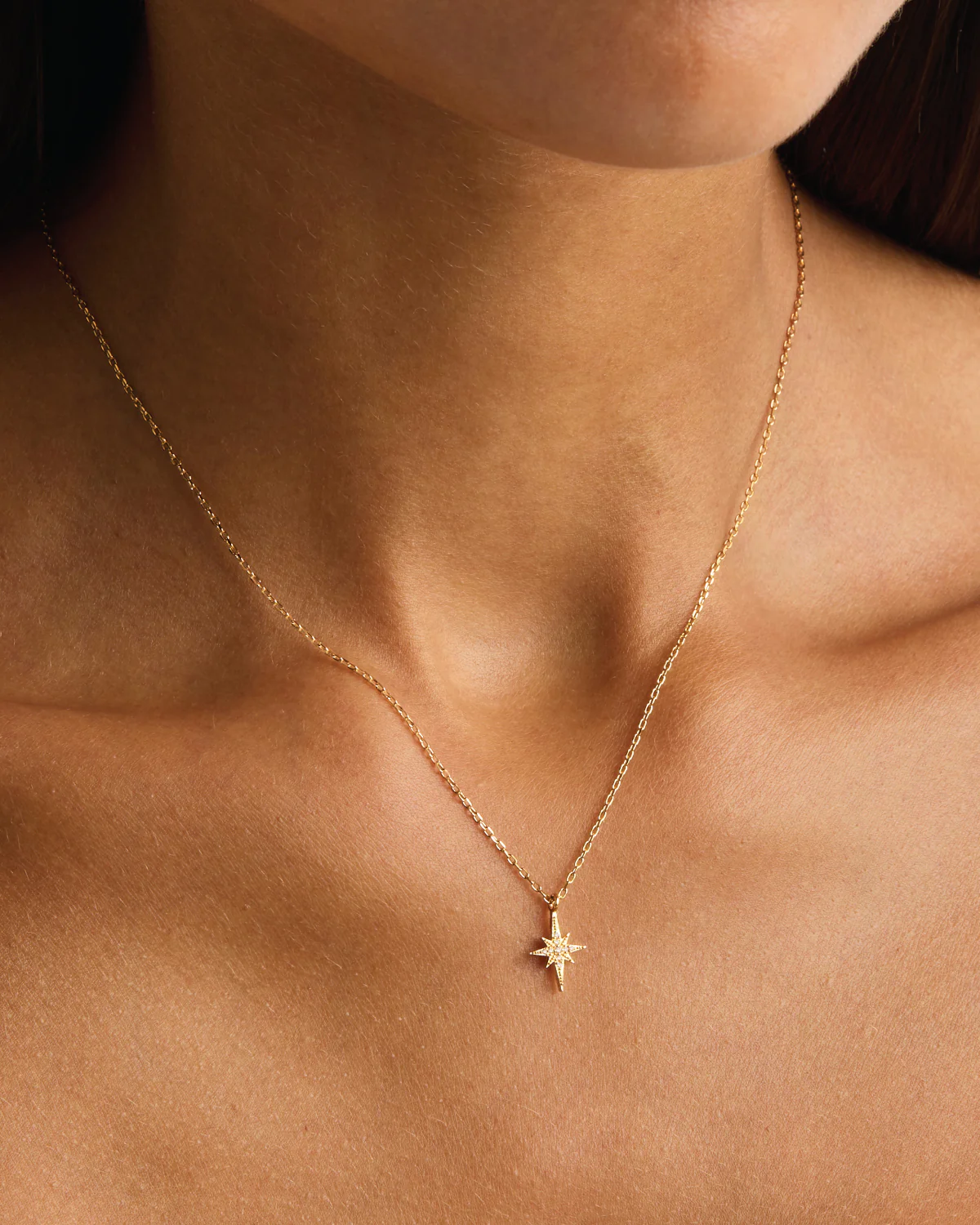 18k Gold Vermeil Starlight Necklace - Image 4