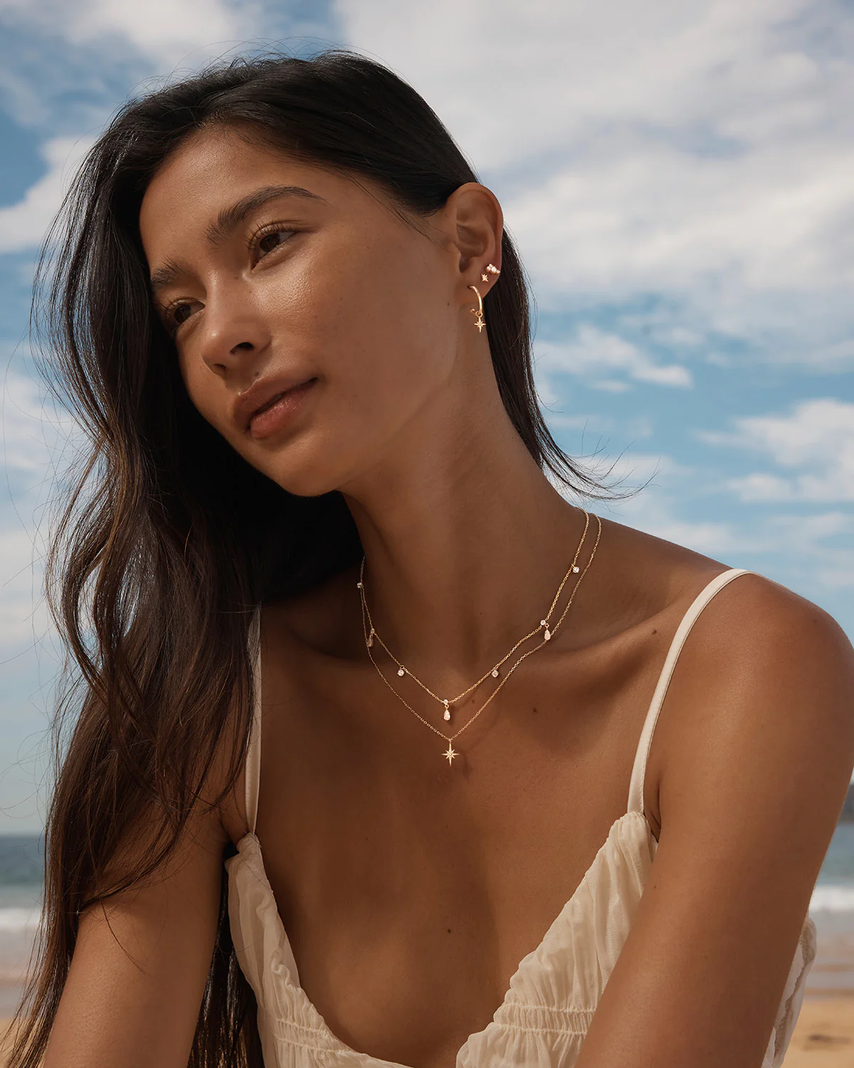 18k Gold Vermeil Starlight Necklace - Image 2
