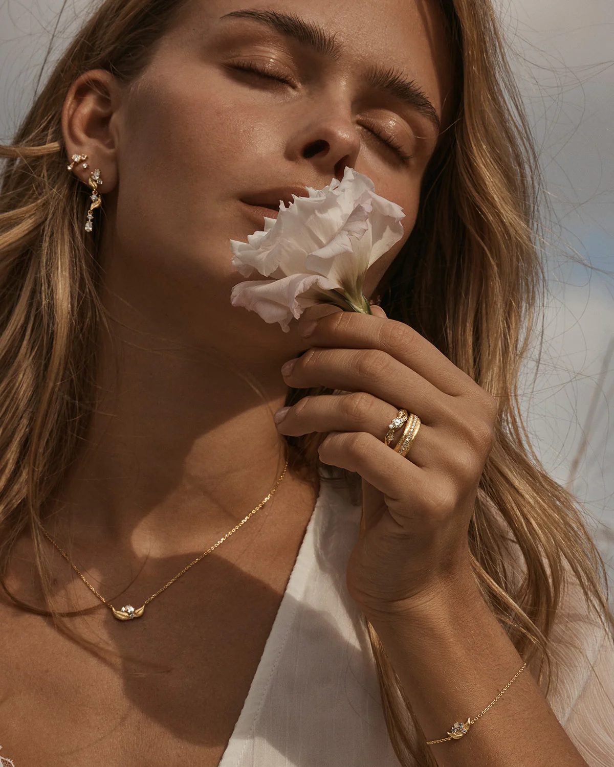 18k Gold Vermeil Through the Seasons Necklace - Image 5