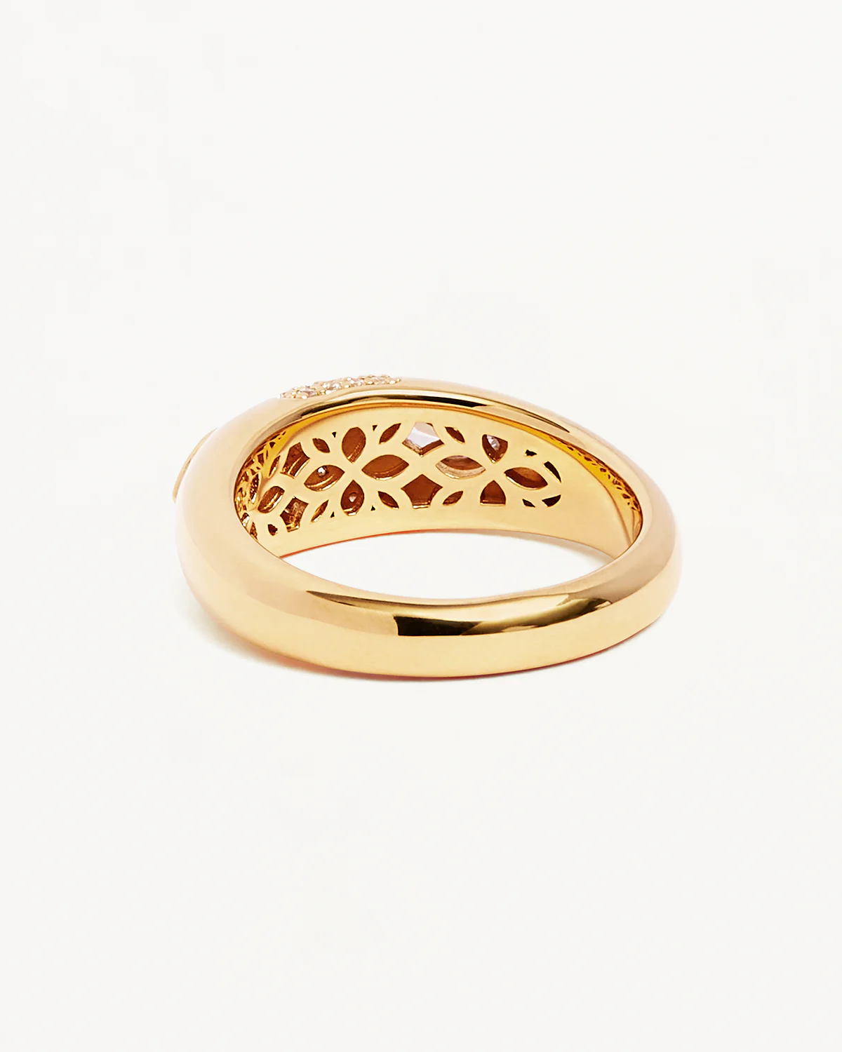 18k Gold Vermeil Watchful Gaze Ring - Image 4