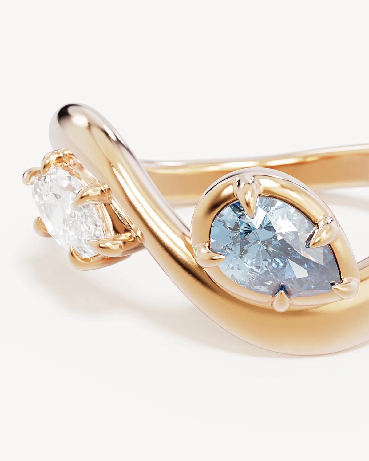 18k Gold Vermeil With Freedom I Become Ring