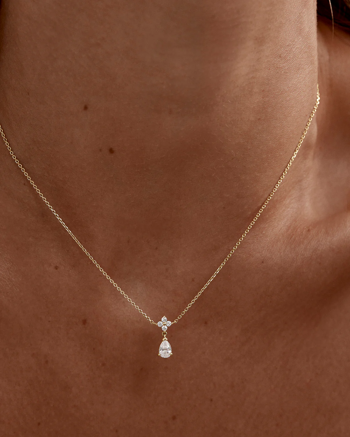 18k Solid Gold Renewal 0.5ct Lab-Grown Diamond Necklace - Image 4