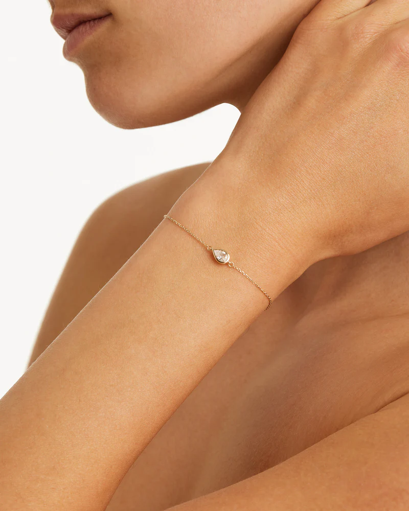 9k Solid Gold Echoes of Her 0.3ct Lab-Grown Diamond Bracelet - Image 2
