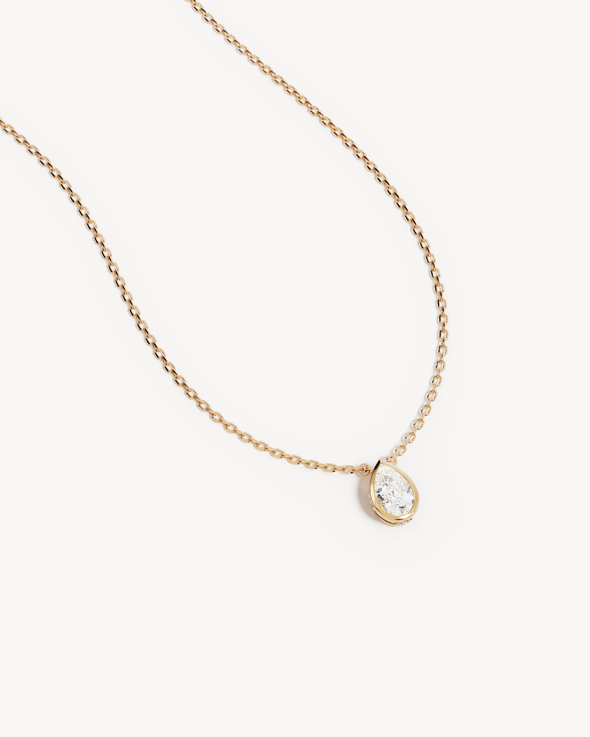 9k Solid Gold Echoes of Her 0.5ct Lab-Grown Diamond Necklace
