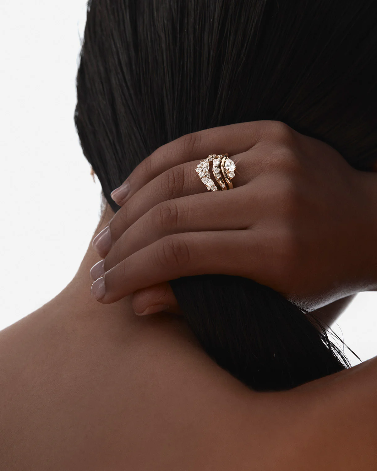 9k Solid Gold Echoes of Her 0.4ct Lab-Grown Diamond Ring - Image 4