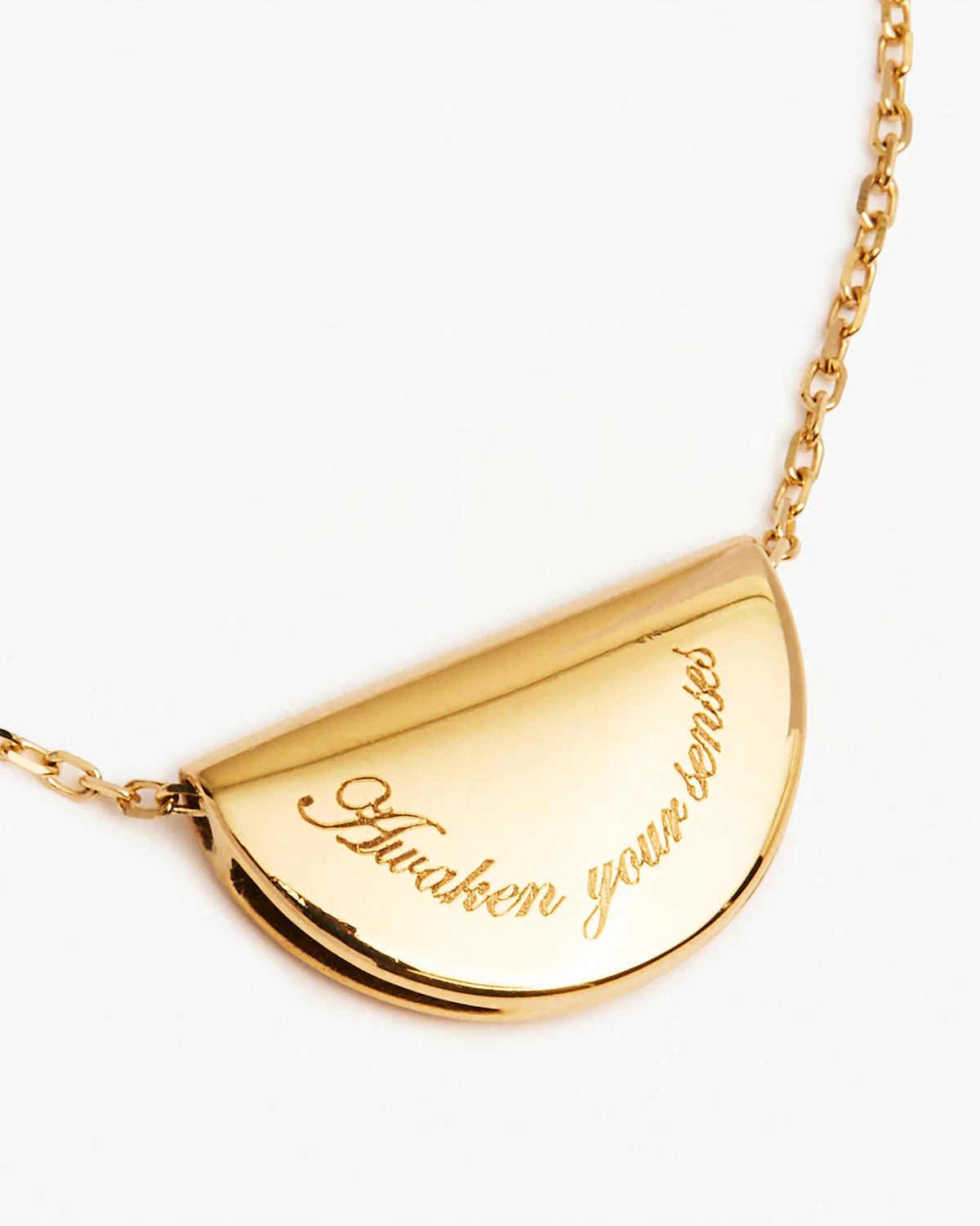 9k Solid Gold Lotus Birthstone Lab-Grown Diamond Necklace - February - Amethyst - Image 3