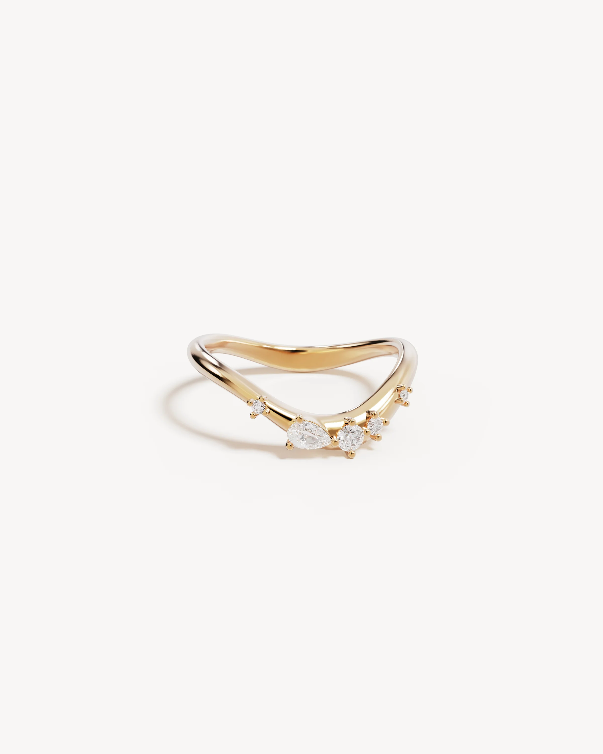 9k Solid Gold Morning Light 0.2ct Lab-Grown Diamond Ring