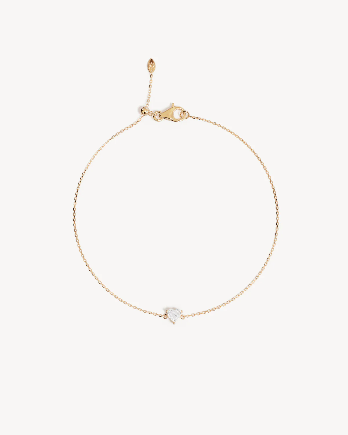 9k Solid Gold My Heart and Yours Bracelet