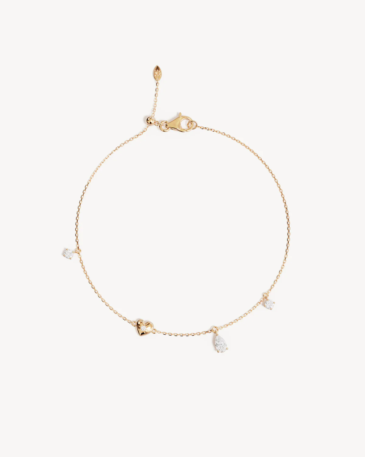 9k Solid Gold With Every Breath Bracelet