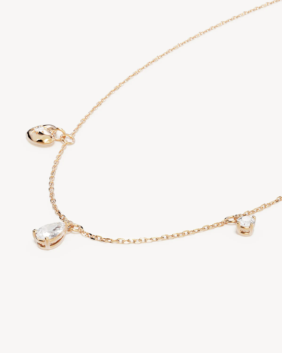 9k Solid Gold With Every Breath Necklace - Image 3