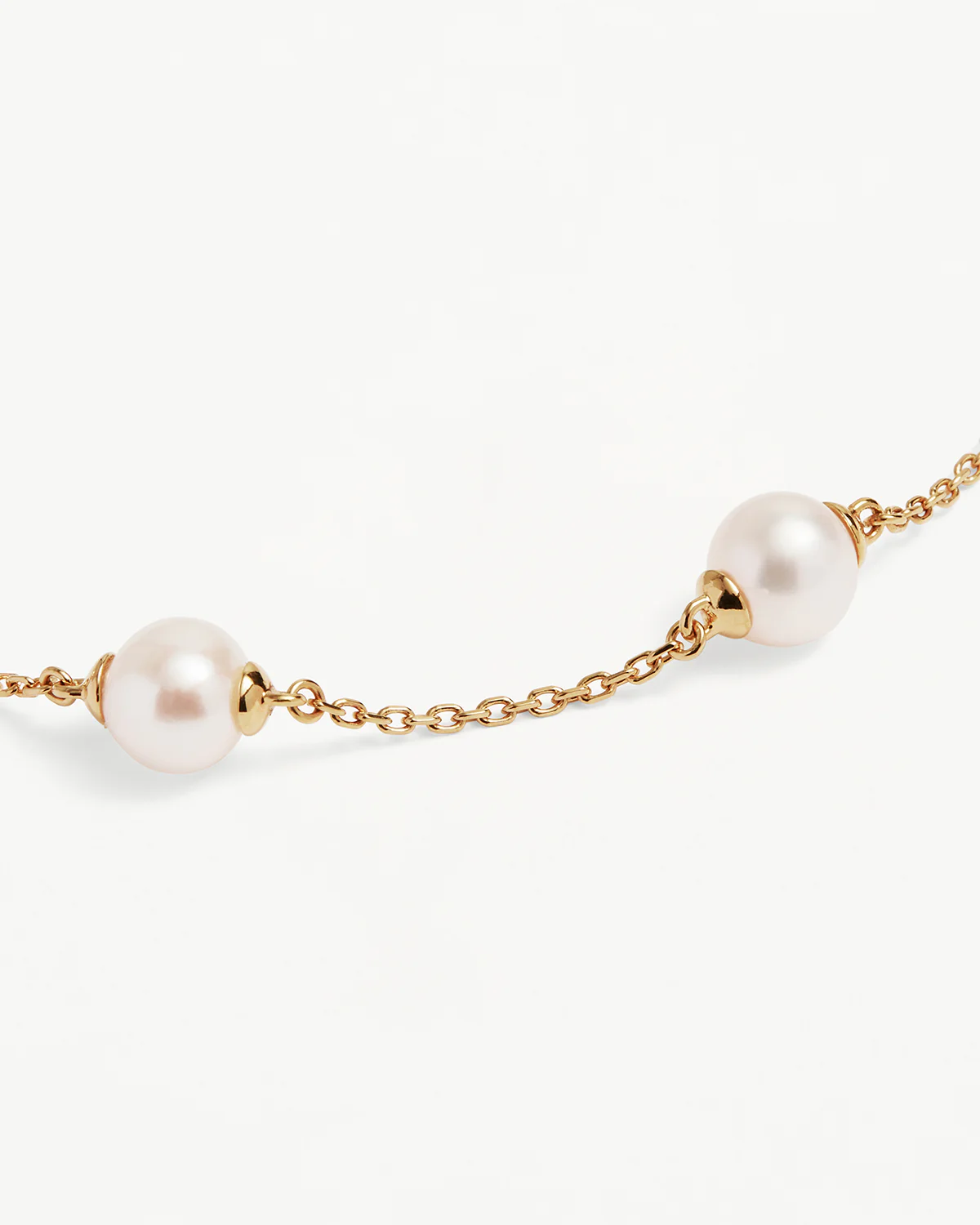 18k Gold Vermeil Floating On Air Pearl Bracelet - Image 3