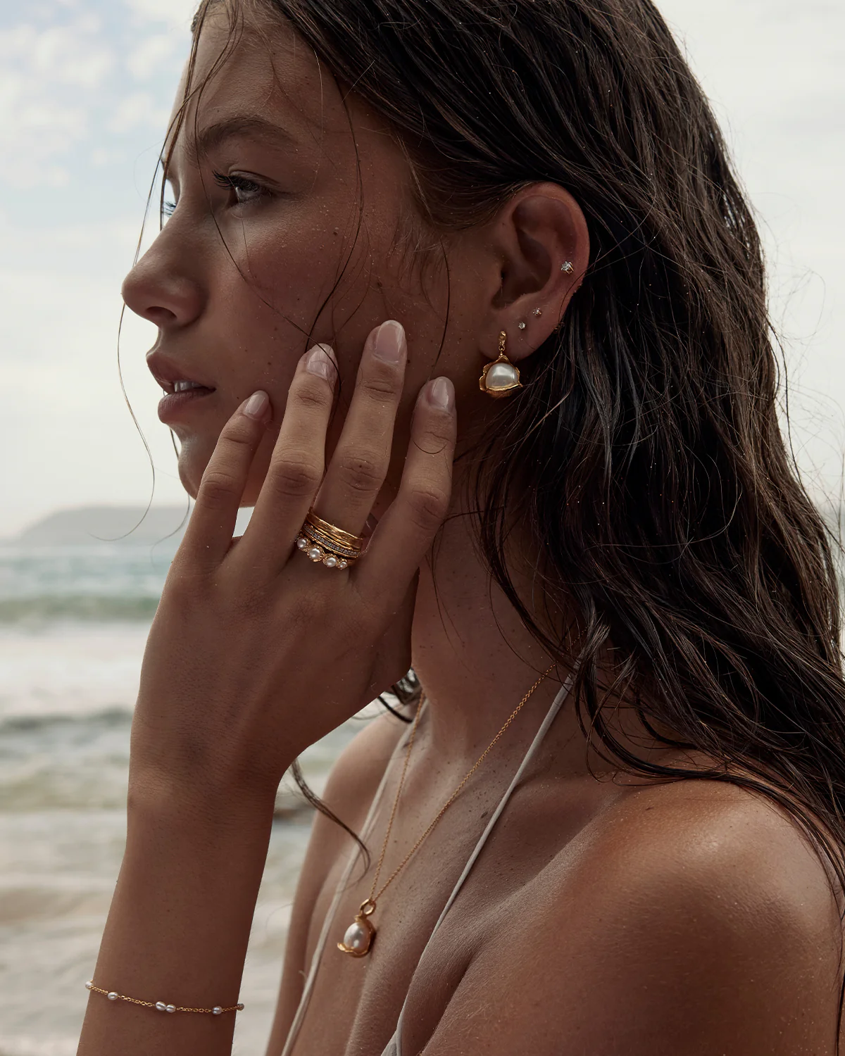 18k Gold Vermeil Beneath the Sea Ring - Image 6