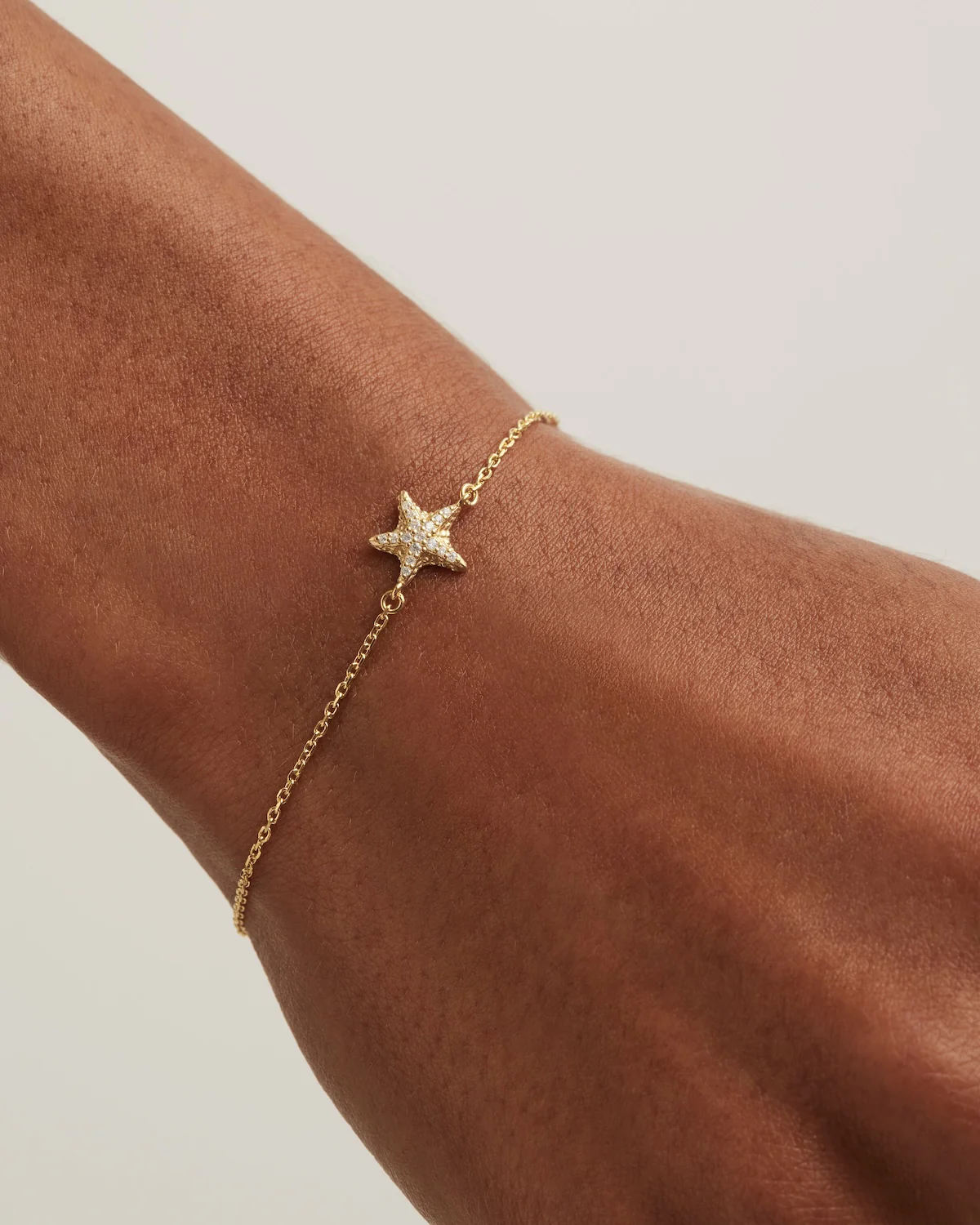 18k Gold Vermeil By the Sea Starfish Bracelet - Image 2