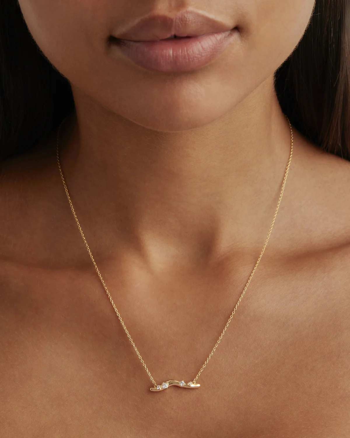 18k Gold Vermeil Chasing Tides Necklace - Image 2