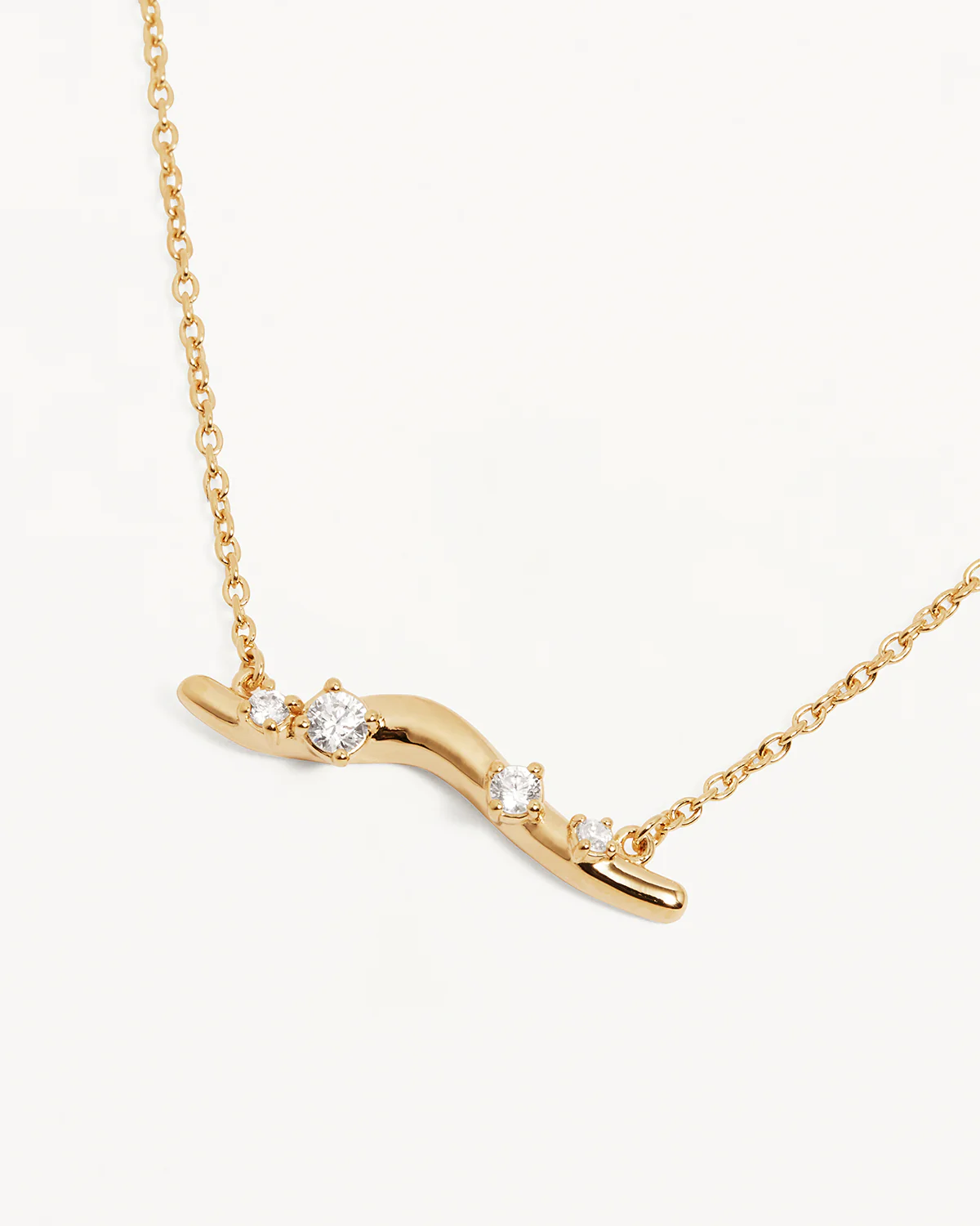 18k Gold Vermeil Chasing Tides Necklace - Image 3