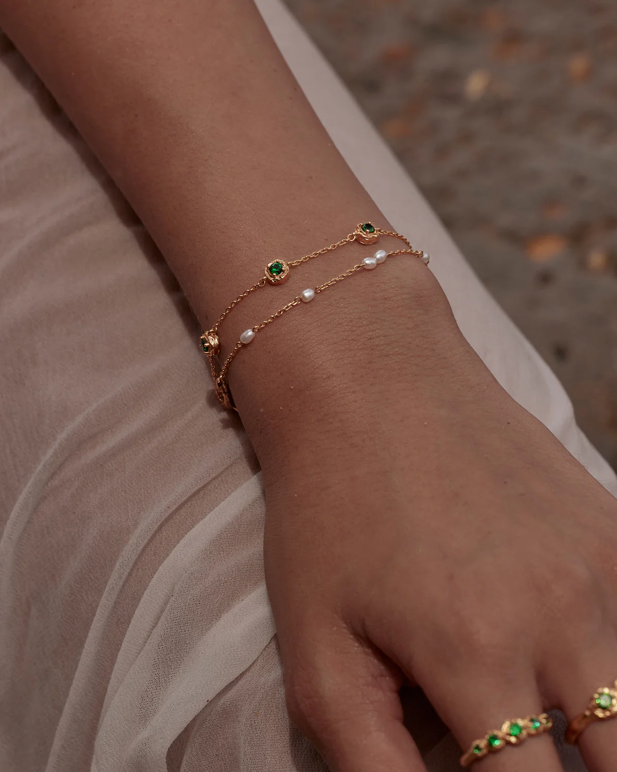 18k Gold Vermeil Depth of You Bracelet - Image 4