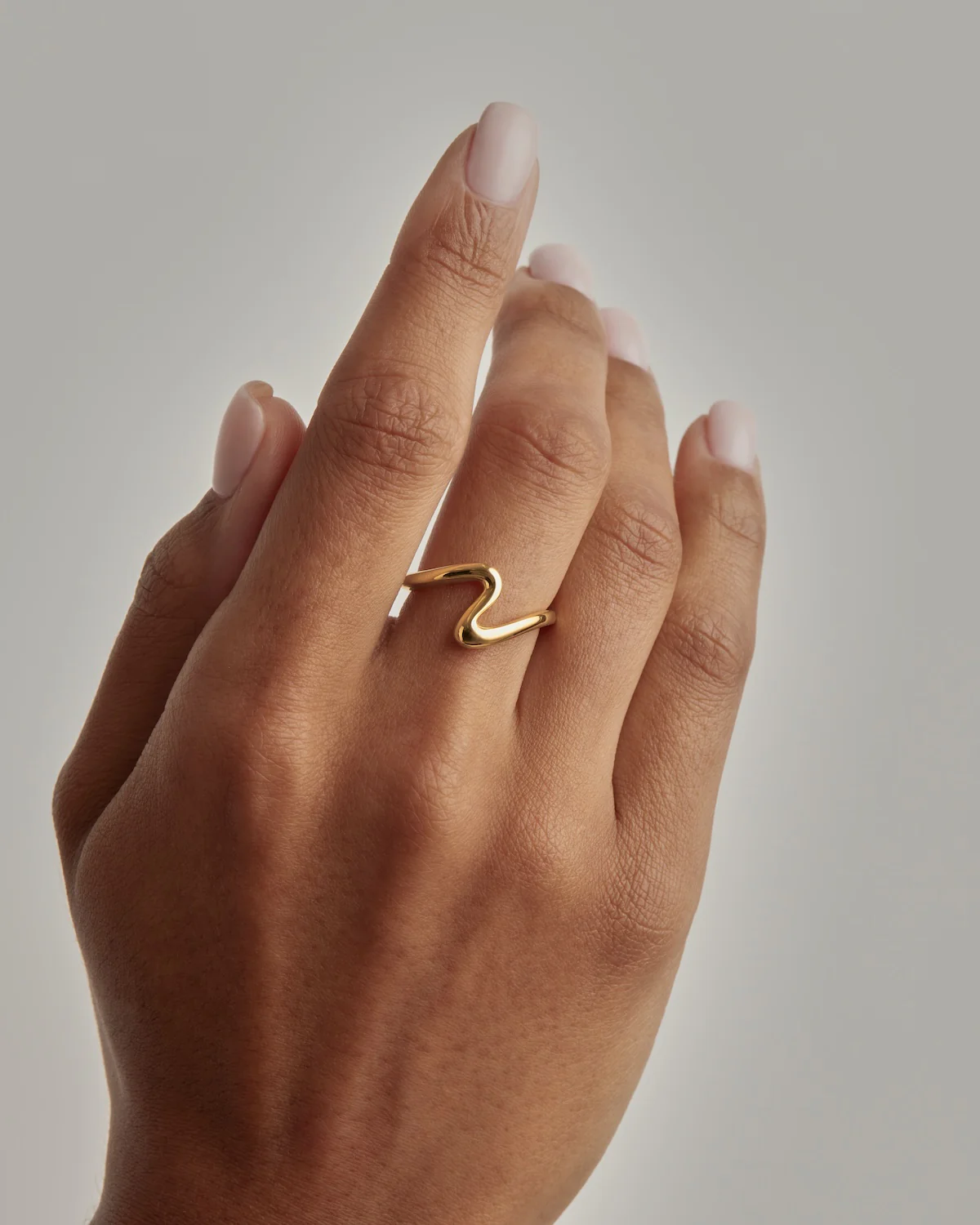 18k Gold Vermeil Flow of Life Ring - Image 2