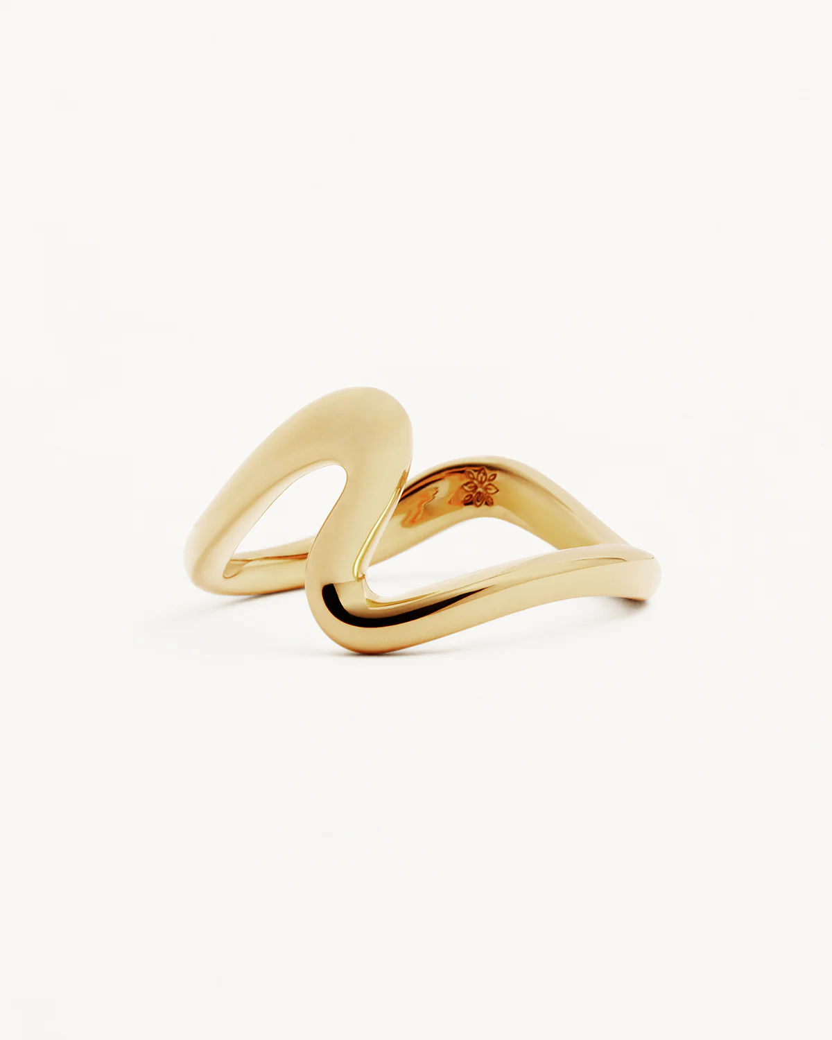 18k Gold Vermeil Flow of Life Ring - Image 3