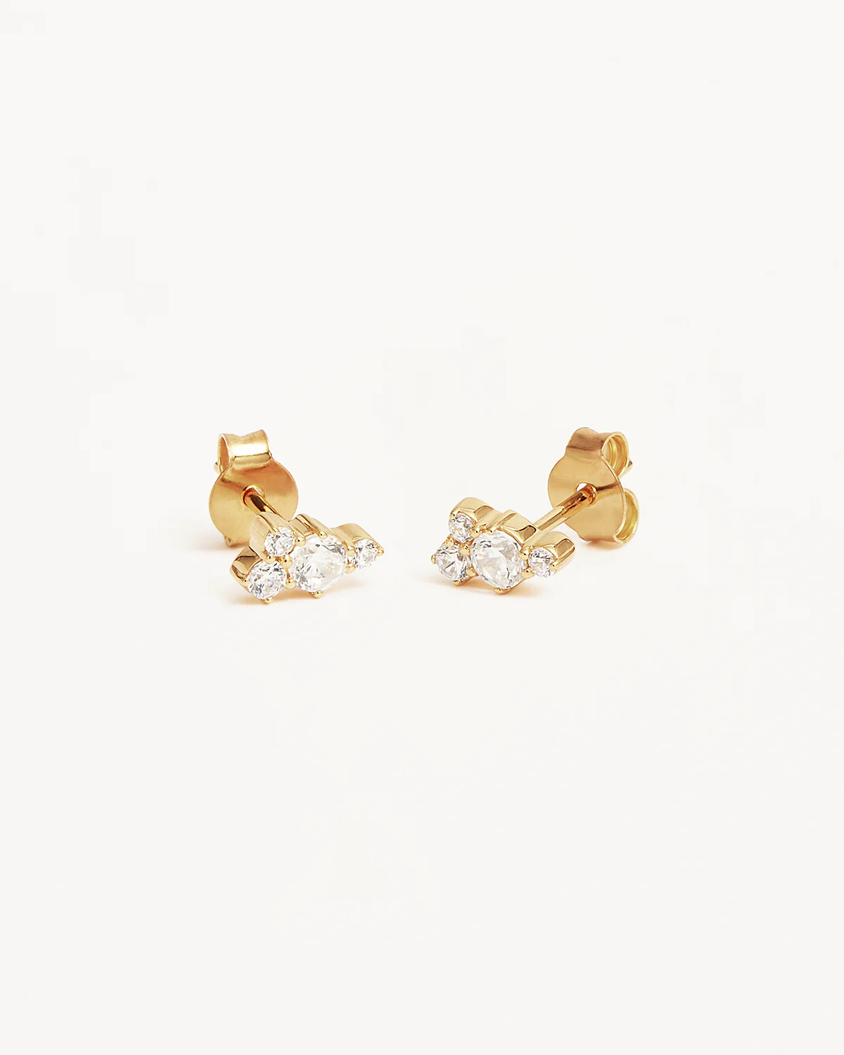 18k Gold Vermeil Mist Stud Earrings