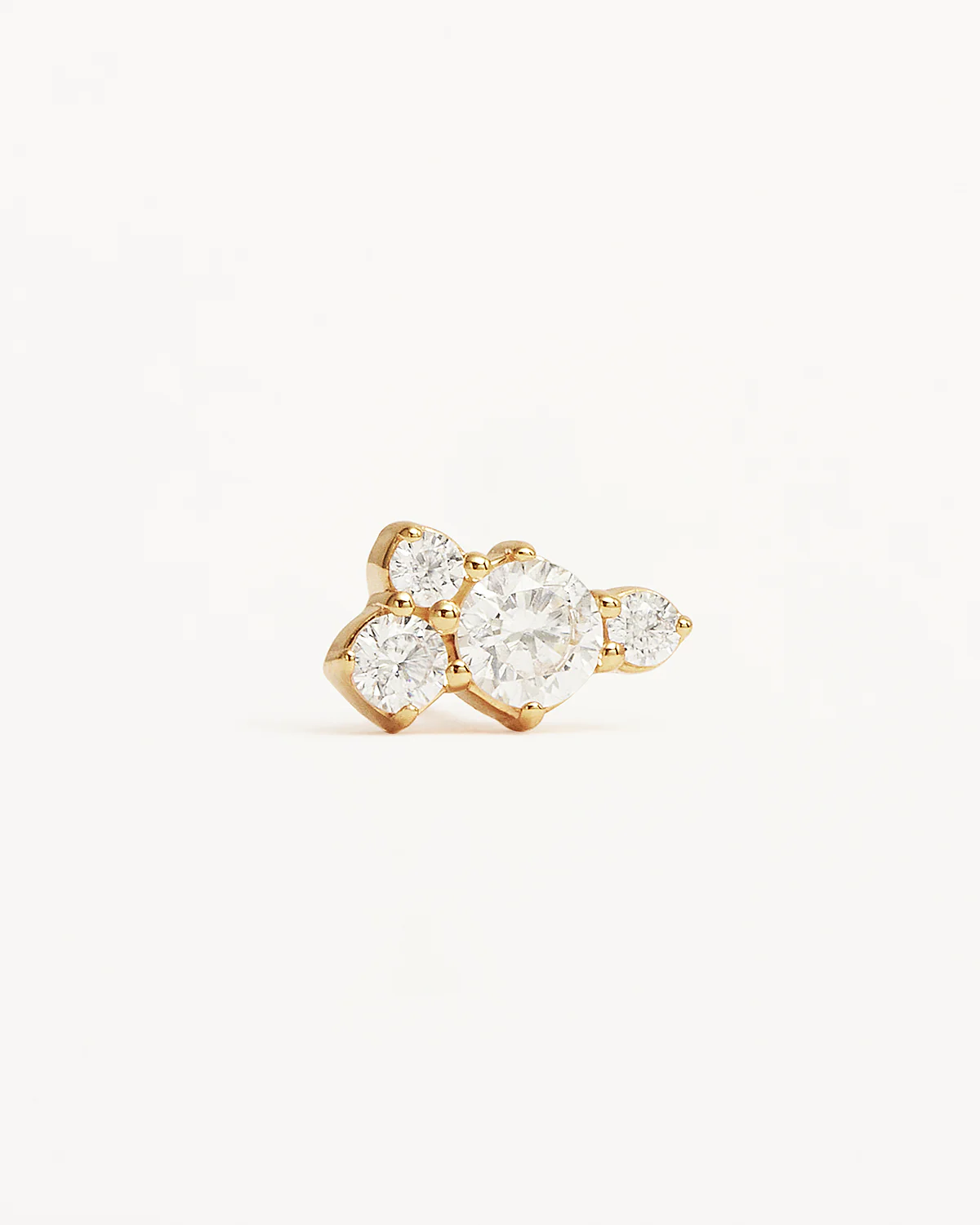 18k Gold Vermeil Mist Stud Earrings - Image 3