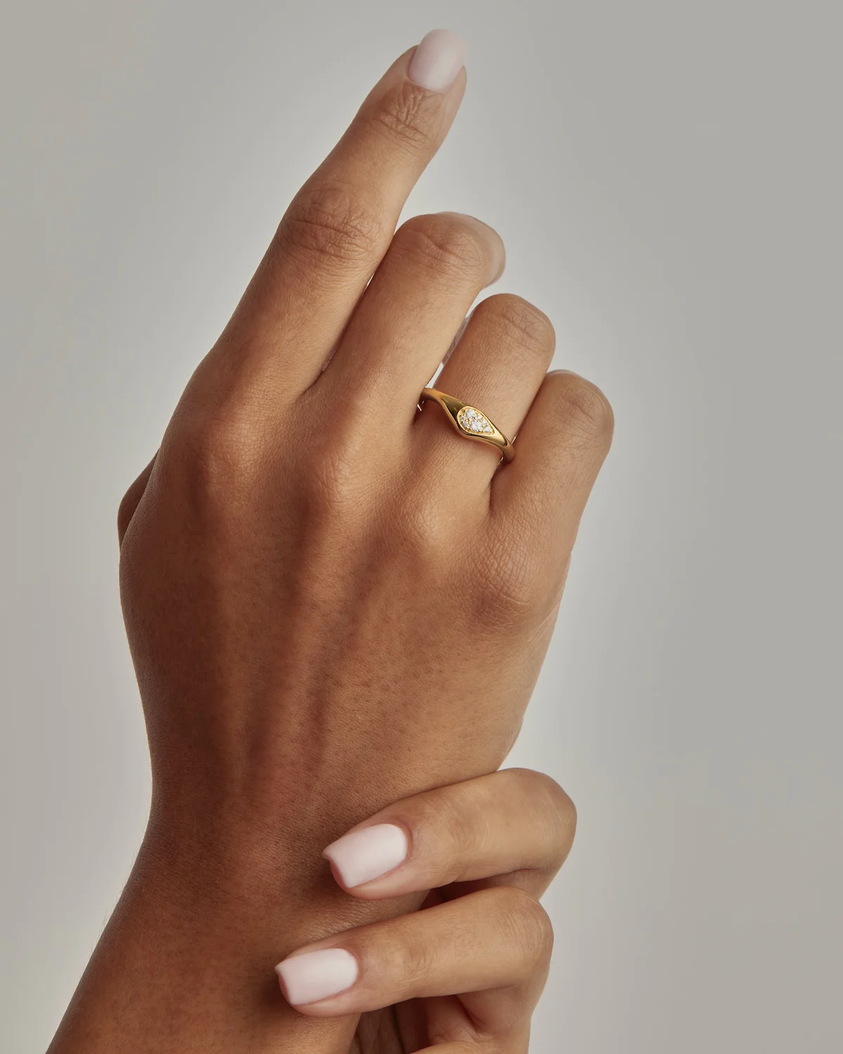 18k Gold Vermeil Ocean Mist Ring - Image 2