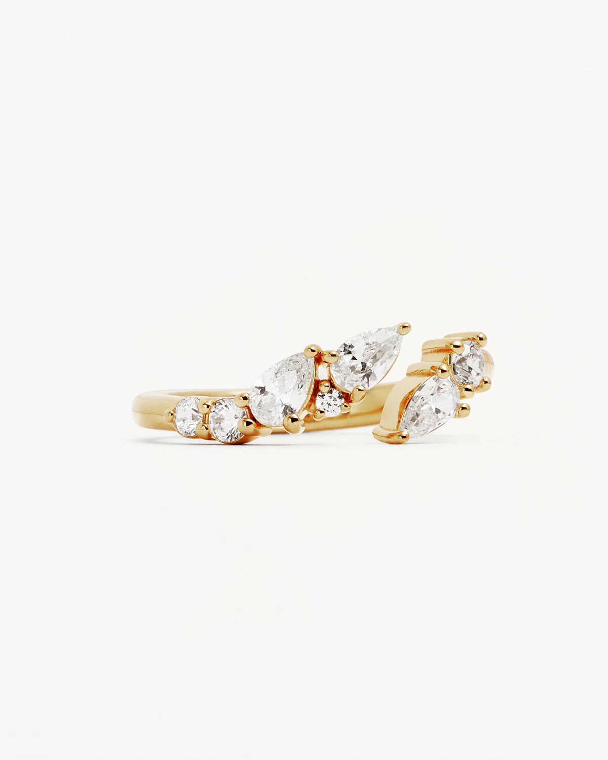 18k Gold Vermeil Ocean Whisper Ring - Image 3