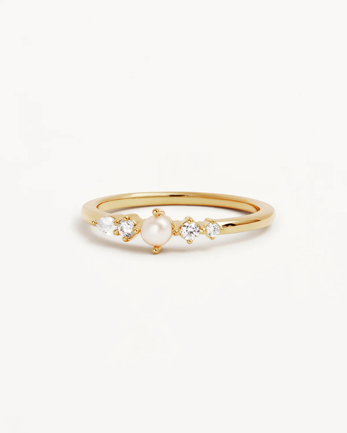 18k Gold Vermeil Sea Foam Ring - Image 3