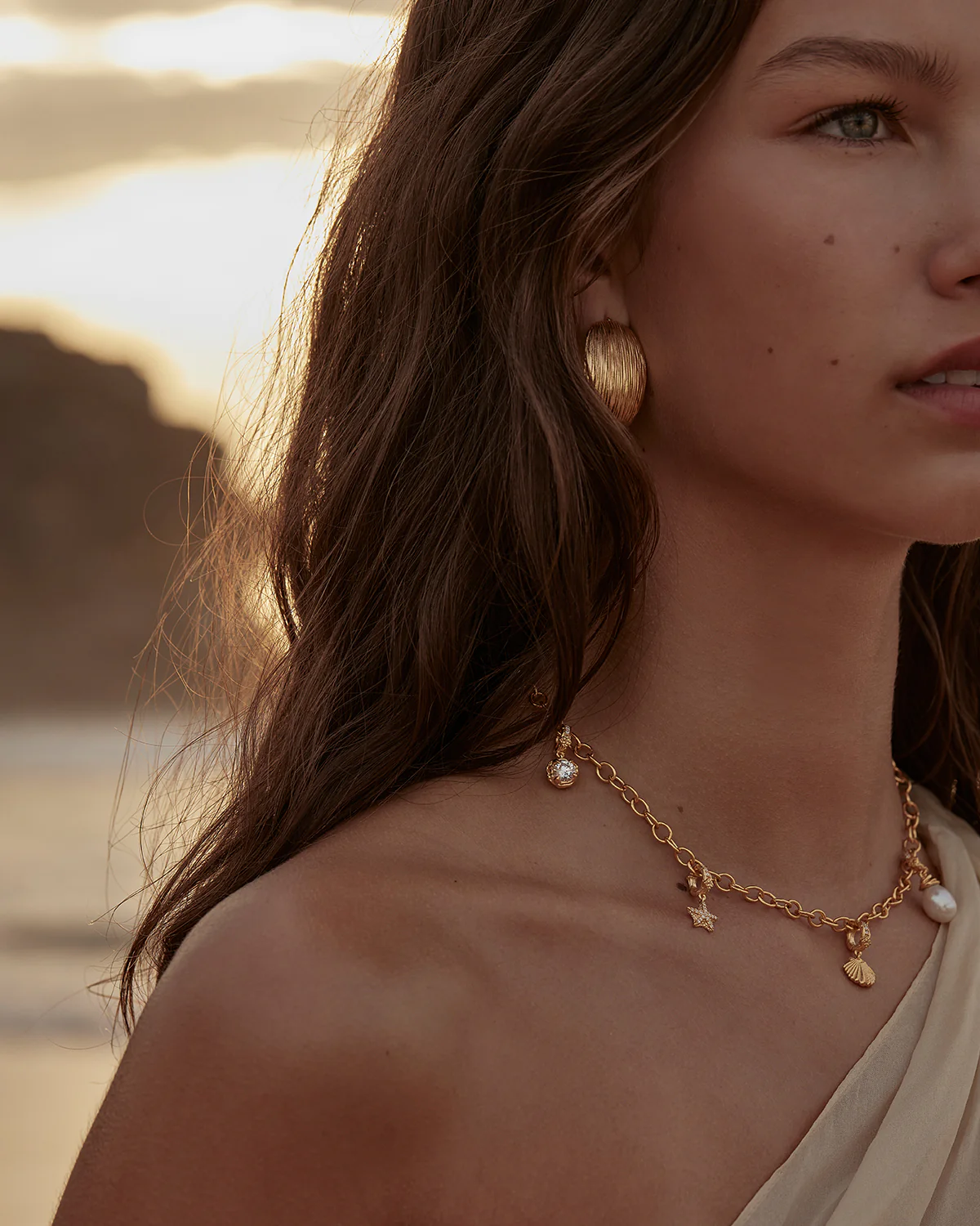 18k Gold Vermeil Whispers of Tranquillity Pearl Pendant - Image 6