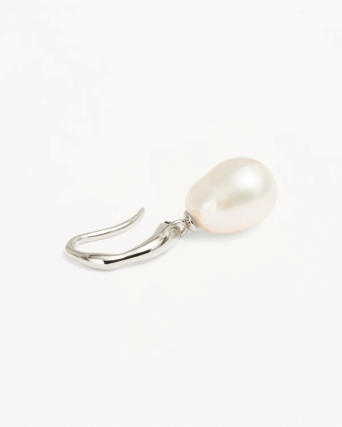 Sterling Silver Harmony Pearl Hook Earrings - Image 3