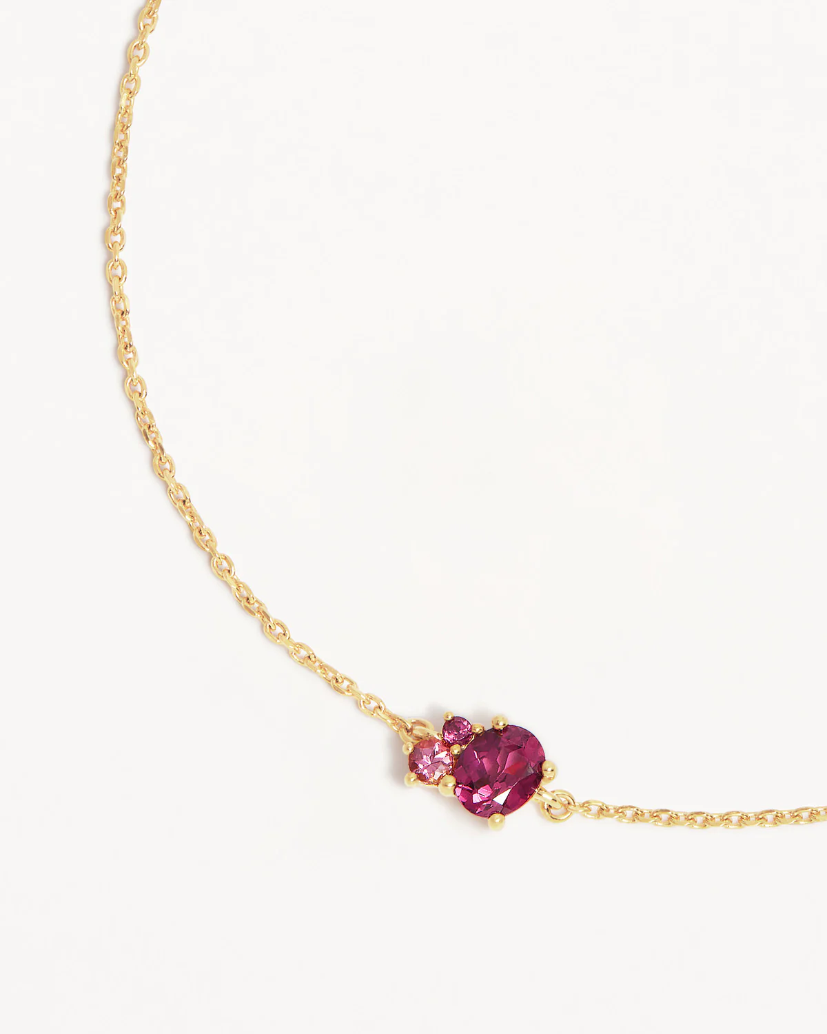 18k Gold Vermeil Kindred Birthstone Bracelet - July - Image 3