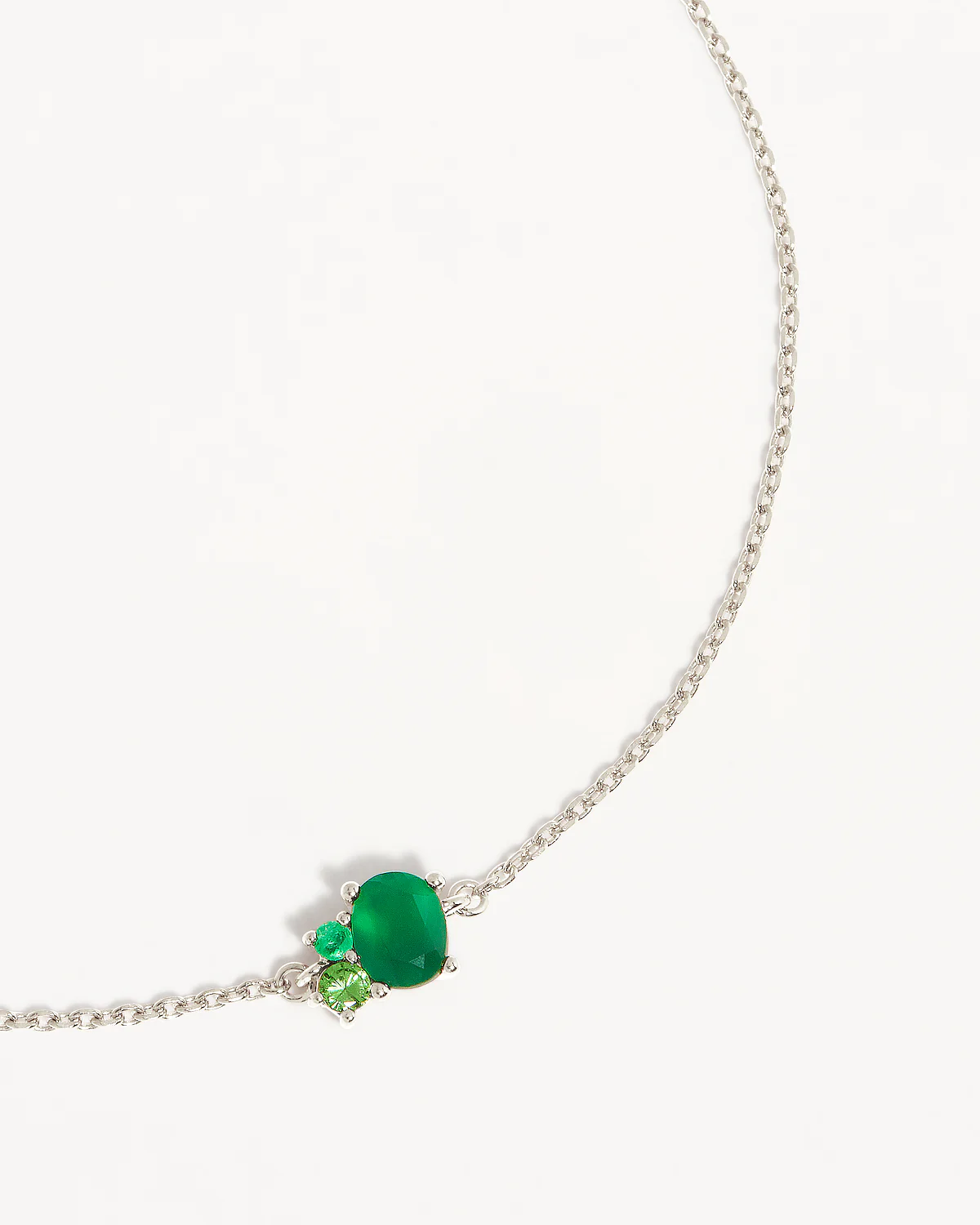 Sterling Silver Kindred Birthstone Bracelet - May - Image 3