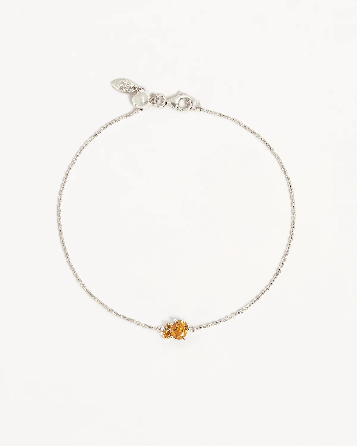 Sterling Silver Kindred Birthstone Bracelet - November