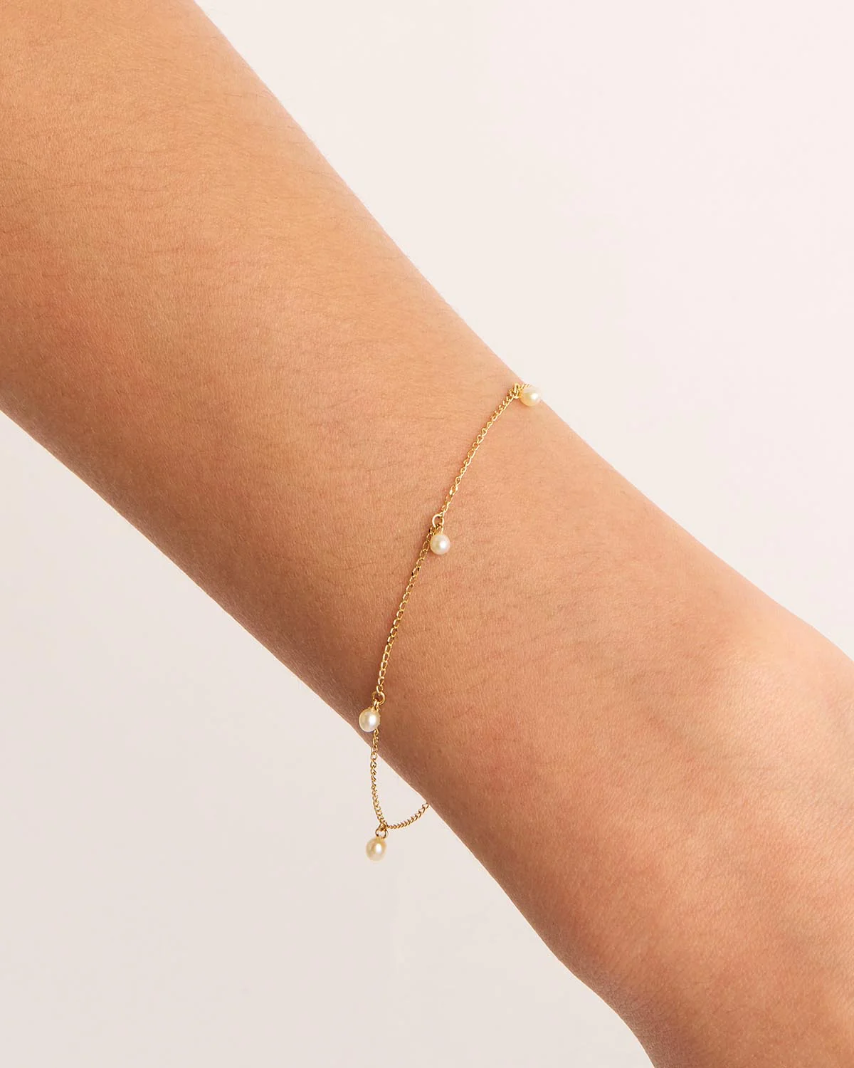 14k Solid Gold Peace Lover Bracelet - Image 2