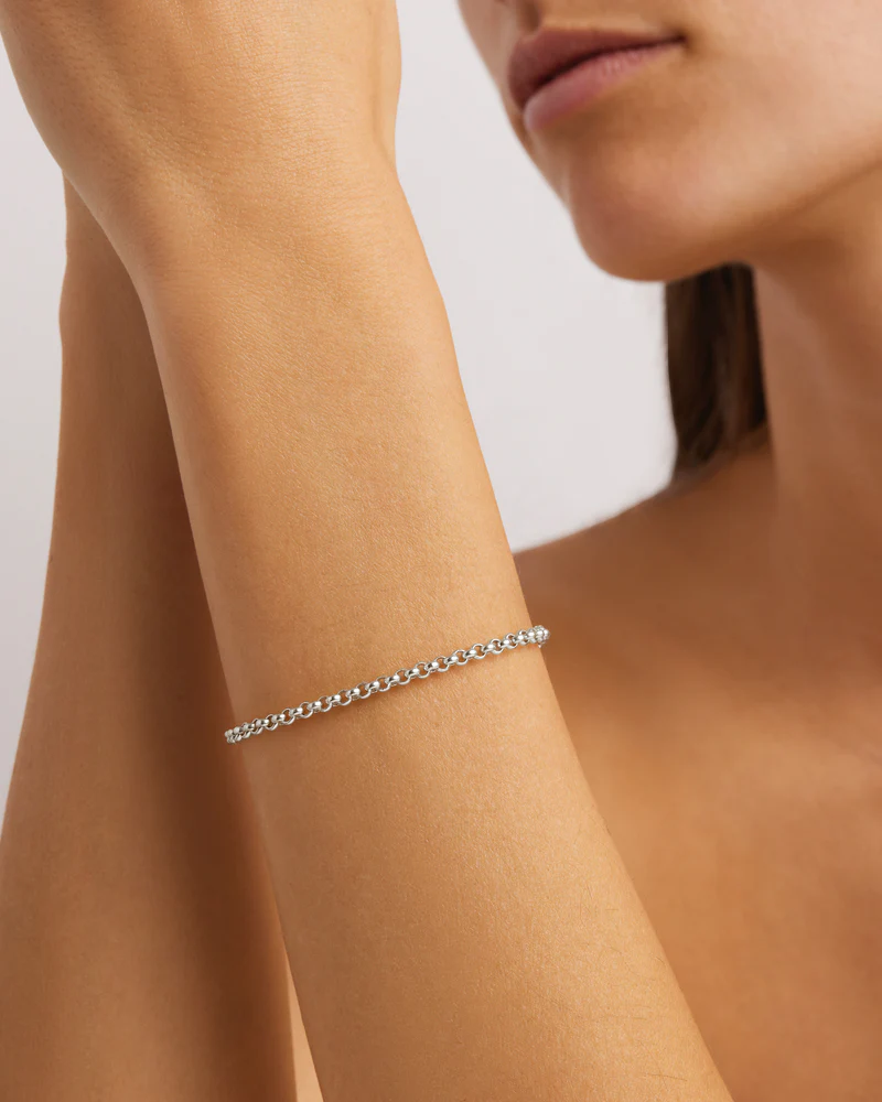 Sterling Silver Belcher Chain Bracelet - Image 2