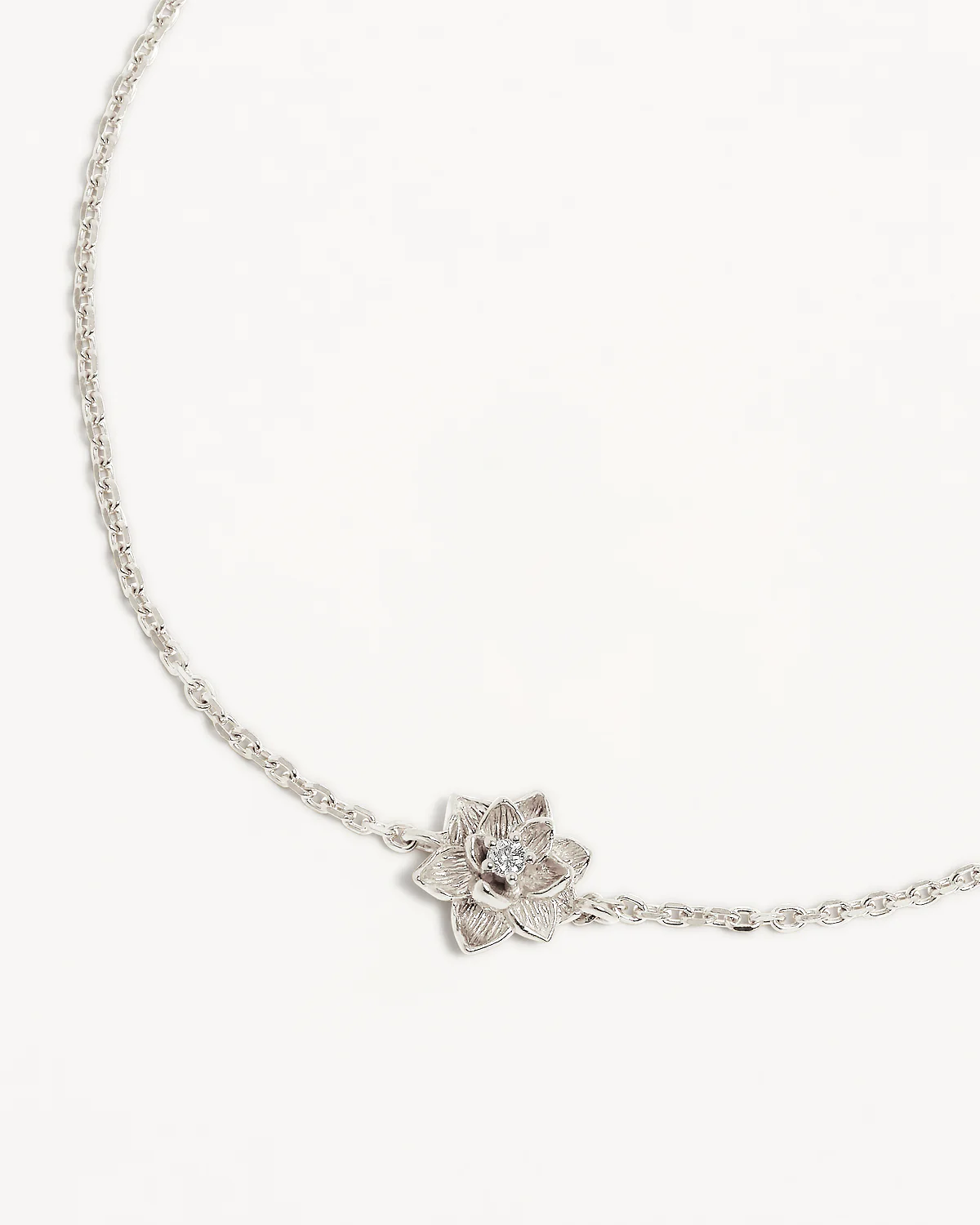 Sterling Silver Bloom Within Lotus Bracelet - Image 3