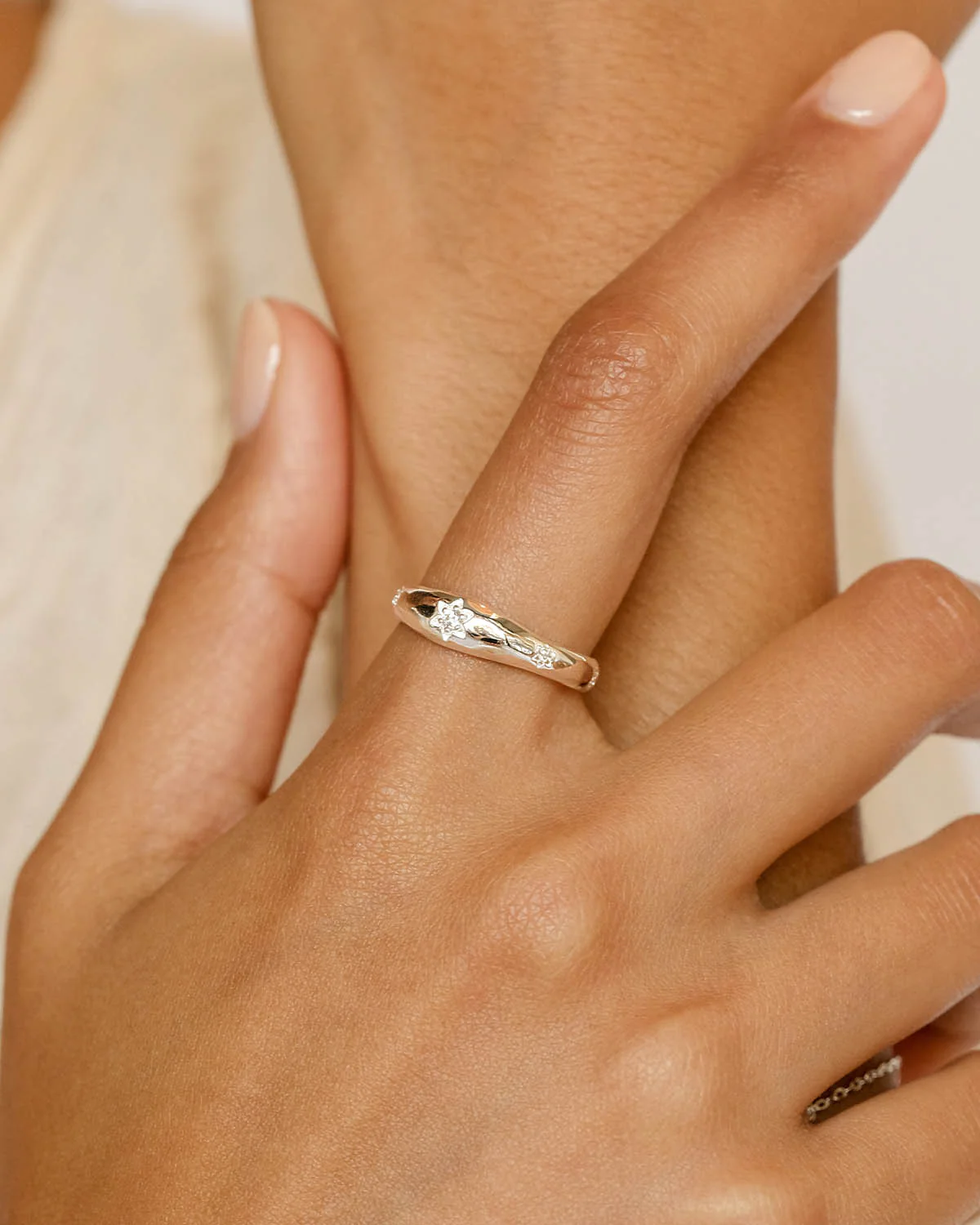 Sterling Silver Align Your Soul Ring - Image 2