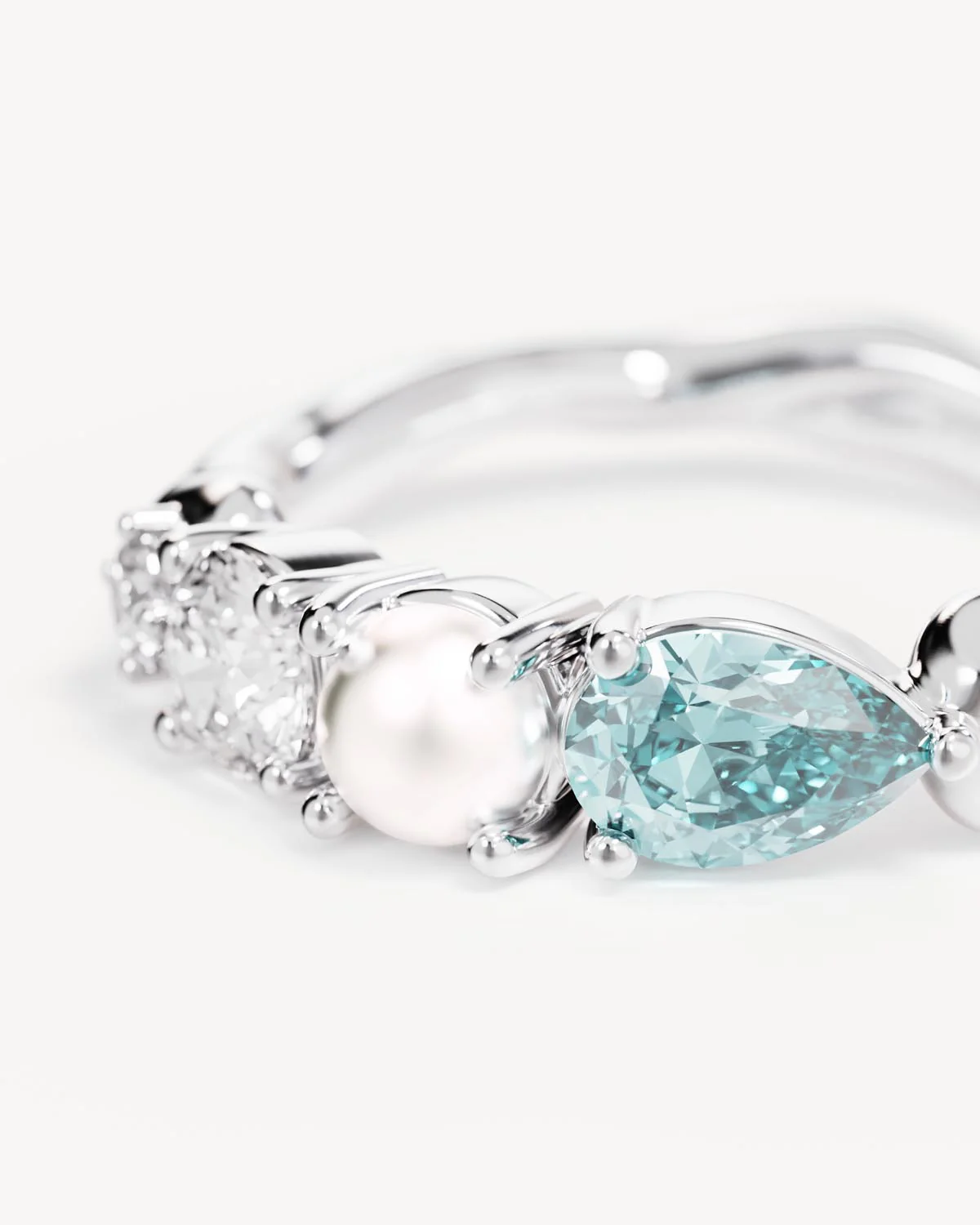 Sterling Silver Breathe in Stillness Ring - Image 3