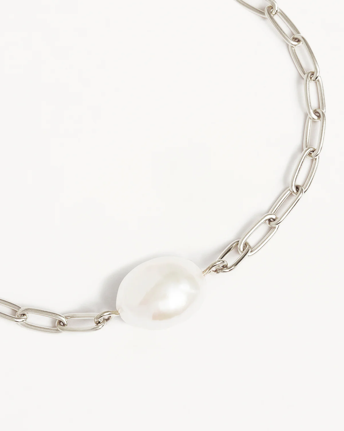 Sterling Silver Breathe Pearl Bracelet - Image 3