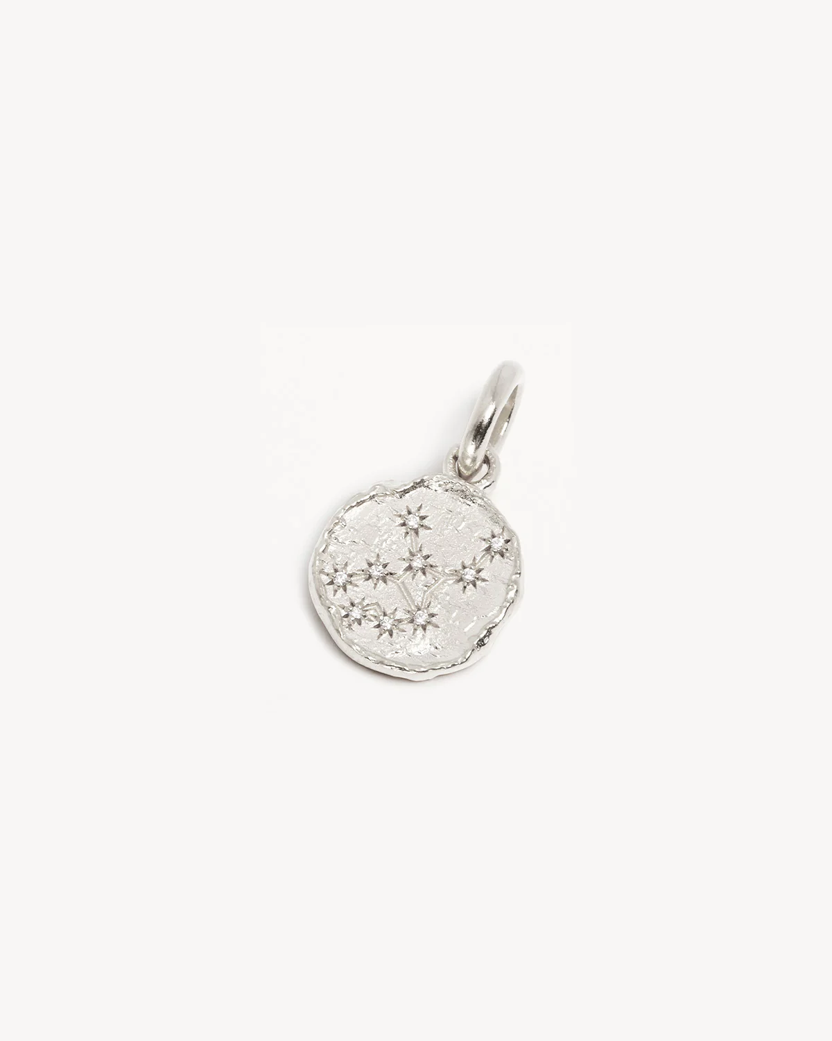 Sterling Silver Cosmic Love Zodiac Annex Link Pendant - Virgo - Image 3